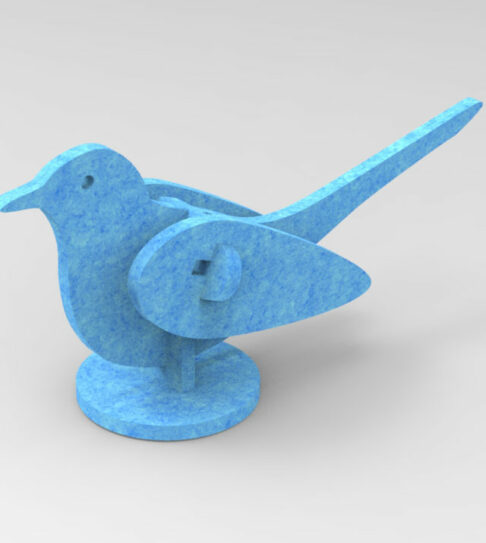 ReFelt Do Not DisturBird PET Felt blue 640x715 1